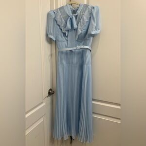 Self-Portrait | Dresses | Nwt Self Portrait Ivory Hibiscus Floral Guipure  Midi Dress | Poshmark